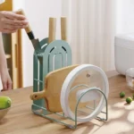 Kitchen Knife Rack Cutting Board Pot Lid Storage Rack - Image 6