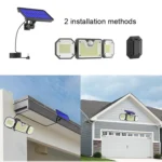 Solar Human Body Sensor Light LED Outdoor Waterproof Garden Light, Style: - Image 6