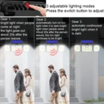 Solar Human Body Sensor Light LED Outdoor Waterproof Garden Light, Style: - Image 2