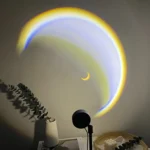 Sunset Moon Atmosphere Lamp Bedside Projection Night Lamp