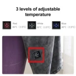 3-speed Temperature Control 8-zone Heating USB Electric Shawl Electric Blanket - Image 5