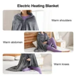 3-speed Temperature Control 8-zone Heating USB Electric Shawl Electric Blanket - Image 6