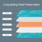 FY-1224 30x60cm Multifunctional Intelligent Temperature Control Timing Electric Blanket - Image 3