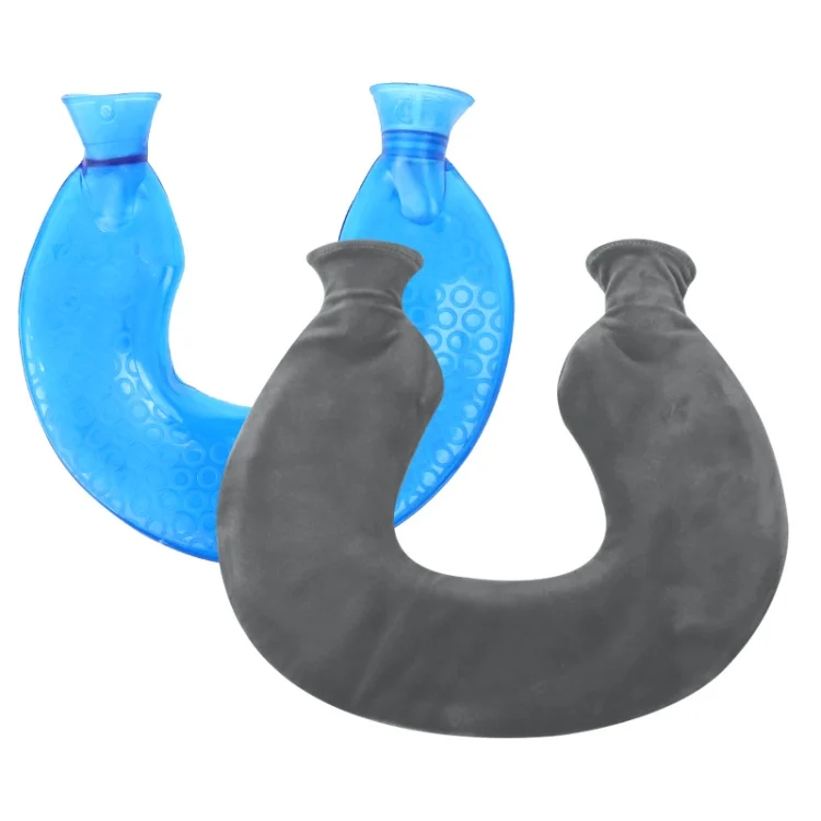 U-shaped PVC Hot Compress Shoulder And Neck Explosion-proof Water Injection Hot Water Bag