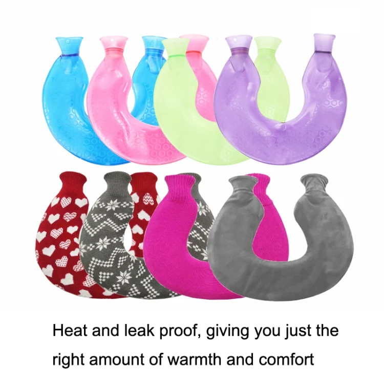 TBD0602863101_B2.webp U-shaped PVC Hot Compress Shoulder And Neck Explosion-proof Water Injection Hot Water Bag - Image 3
