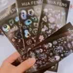 10 PCS Hot Stamping Laser Cartoon Animal Sticker Decoration Hand Account Material - Image 2