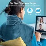 Electric Heated Thermal Shawl On The Back And The Neck - Image 6