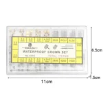 170 PCS / Box C012 Watch Accessories Epoxy Watch Crown and Stem Repair Parts - Image 2