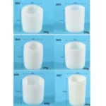 Cylindrical Scented Candle Silicone Mold Plaster Drop Glue Mold - Image 4