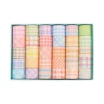 Small Fresh Lattice Salt Series Hand Account Tape Set - Image 2