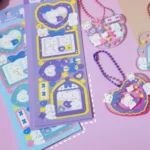 10 PCS Pompon Series Laser Sticker Hand Account Waterproof Pet Cute Sticker - Image 5