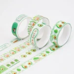 4pcs/Box 15mm X 2m Avocado Girl Washi Tape Hand Account Material