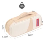 Deer Forest BL-A003 Macaron Large-capacity Double-layer Canvas Pencil Case Stationery Box - Image 3