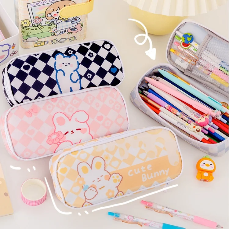 TBD0602888501_B1.webp A22 Large-Capacity Cute Cartoon Pattern Pen Bag Stationery Storage Bag - Image 2