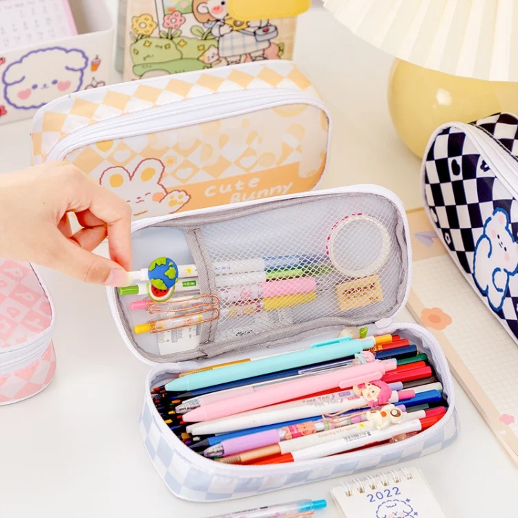 TBD0602888501_B2.webp A22 Large-Capacity Cute Cartoon Pattern Pen Bag Stationery Storage Bag - Image 3