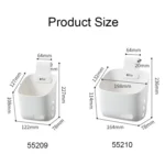 Ffcat Kitchen Sundries Storage Hanging Basket Bathroom Storage Basket - Image 3