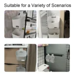 Ffcat Kitchen Sundries Storage Hanging Basket Bathroom Storage Basket - Image 6