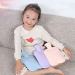 006 1000ml Thickened Explosion-proof Heart Embossed Water Injection Hot Water Bag - Image 7