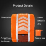 AYKRM AS6-007 Cycling Backpack Dust-proof Reflective Waterproof Cover - Image 4