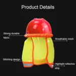 AH-004 Summer Sunscreen Helmet Breathable Reflective Cap Cover without Hat - Image 3