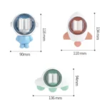 Ffcat Bathroom Mop Rack Cartoon Seamless Sticker Mop Hook - Image 3