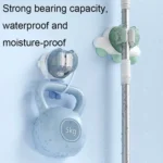 Ffcat Bathroom Mop Rack Cartoon Seamless Sticker Mop Hook - Image 4