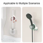 Ffcat Bathroom Mop Rack Cartoon Seamless Sticker Mop Hook - Image 6