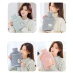 Detachable Washing Cloth Cover Rubber Hot Water Bag Can Be Intervened - Image 2