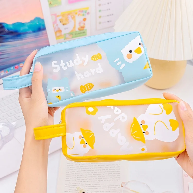 TBD0602899201_B3.webp PVC Cute Cartoon Large Capacity Student Stationery Bag - Image 4