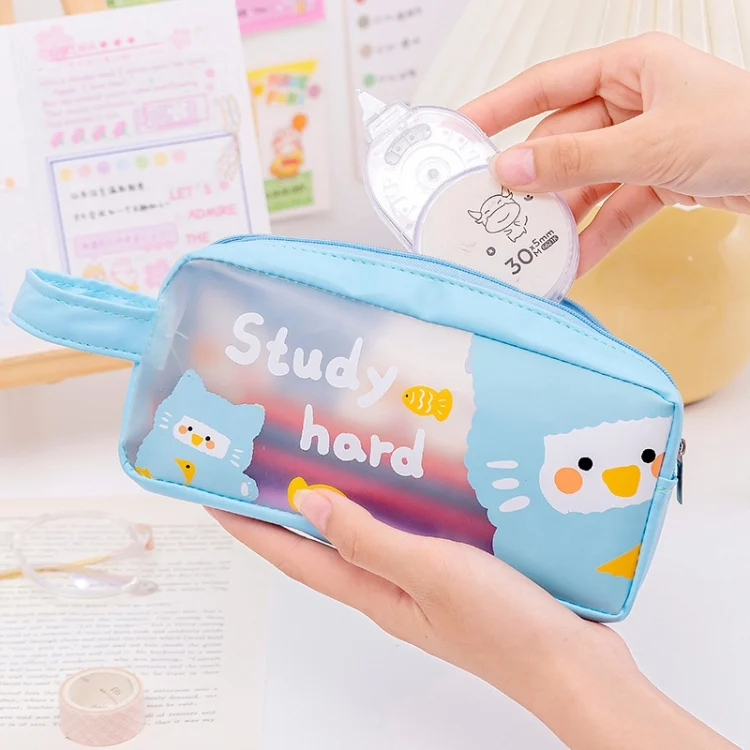 TBD0602899201_B4.webp PVC Cute Cartoon Large Capacity Student Stationery Bag - Image 5