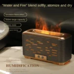350ml Simulated Flame Aromatherapy Humidifier With Timing Function - Image 4