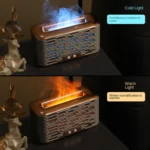 350ml Simulated Flame Aromatherapy Humidifier With Timing Function - Image 5