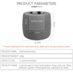 Tabletop Alcohol Fireplace Lamp Flame Heater Portable Outdoor Concrete Small Fireplace - Image 4