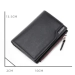 BEEDOVR 9902 Men Short Wallet Multi-card Zipper ID Bag - Image 3