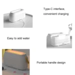 Simulation Flame Aromatherapy Humidifier Bedroom Ambient Light - Image 3