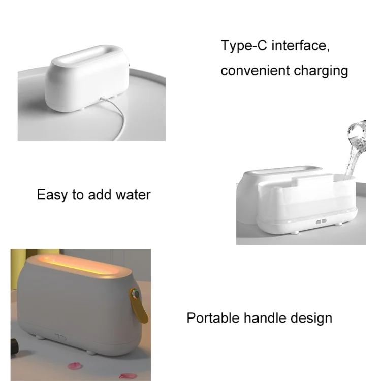 TBD0602905801_B2.webp Simulation Flame Aromatherapy Humidifier Bedroom Ambient Light - Image 3