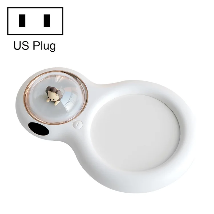 Fresh Warm Cup Pad Water Cup Drink Insulated And Constant Temperature Coaster, US Plug