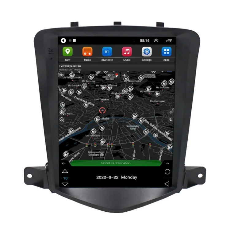 For Chevrolet Cruze 9.7 Inch Navigation Integrated Machine, Style: