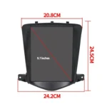 For Chevrolet Cruze 9.7 Inch Navigation Integrated Machine, Style: - Image 2