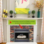 2 PCS Magnetic Fireplace Draft Stopper Fireplace Cover to Block Cold Air - Image 5