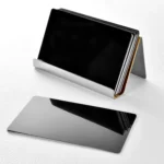 ZT7414 304 Stainless Steel Mirror Desktop Name Card Storage Rack - Image 5