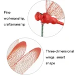Simulation Plug Rod Magnetic Dragonfly Home Wall Garden Decoration - Image 3