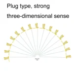 Simulation Plug Rod Magnetic Dragonfly Home Wall Garden Decoration - Image 5