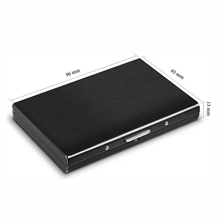 TBD0602914301_B2.webp ZT-1563 RFID Anti-theft Aluminum Alloy Multi-compartment Business Card Case Card Holder - Image 3