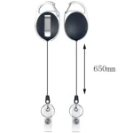 Multifunctional Retractable Waterproof Card Case Keychain Ring Card Sleeve - Image 4