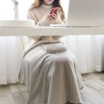 AI-540 72x115cm USB Body Warmer Blanket Office Heater Electric Heating Shawl - Image 6