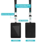 ZT-6330 3 in 1 PU Leather ID Card Retractable Buckle Halter Protective Case - Image 3