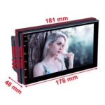 C7001 7 Inch Touch Screen Built-In CarPlay Car MP5 Player, Style: - Image 2