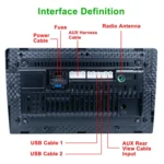 C7001 7 Inch Touch Screen Built-In CarPlay Car MP5 Player, Style: - Image 3