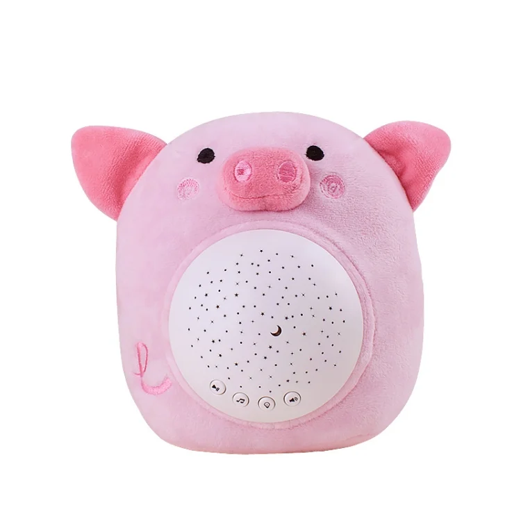 Kids Soft Toys Stuffed Plush Toys With Music & Stars Projector Light